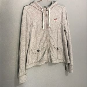 Gray Women’s Hollister Full Zip Hoodie (B5)